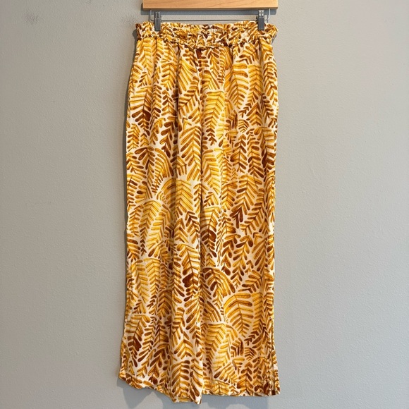 Anthropologie Yellow and Orange Patterned Pants - Picture 2 of 10